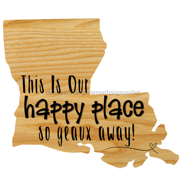 Louisiana Door Hanger Wood Sign Decoe-W-903528 22