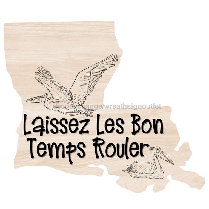 Louisiana Door Hanger Wood Sign Decoe-W-903582 22