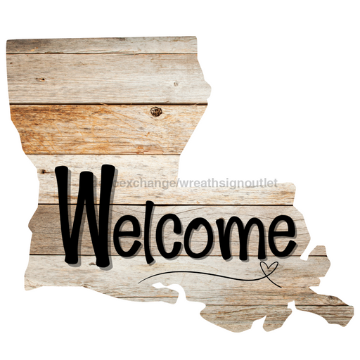 Louisiana Door Hanger Wood Sign Decoe-W-903640 22