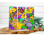 Louisiana Pelican Mardi Gras Tumbler, 20 oz Skinny Tumbler DECOETUMBLER-170 - DecoExchange