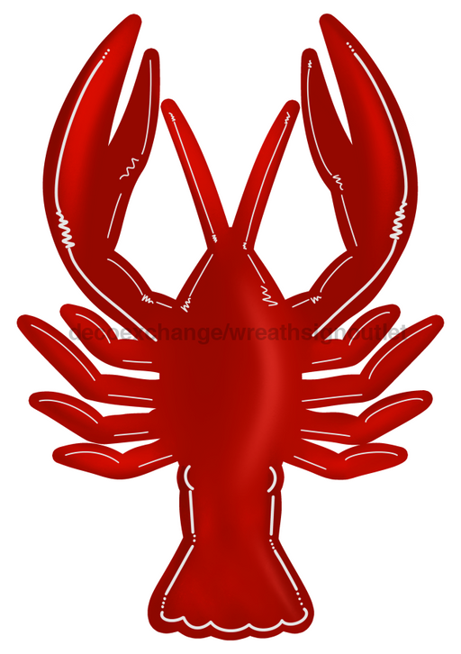 Louisiana Sign Crawfish Door Hanger Wood Sign Decoe-W-265 22