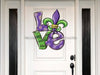 Love Sign Mardi Gras Louisiana Wood Sign Door Hanger Decoe-W-154 22