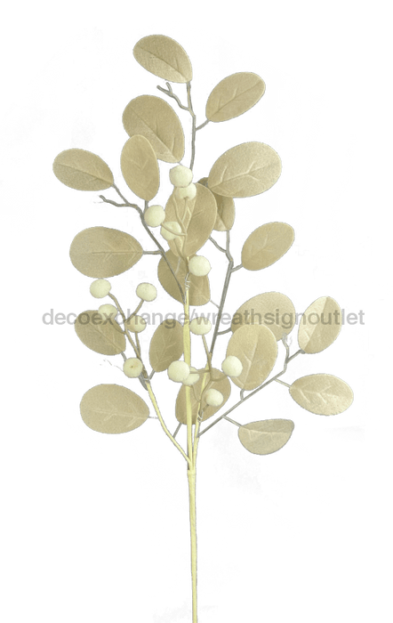 Magnolia Spray With Leaves - Beige 30 63471Be Greenery