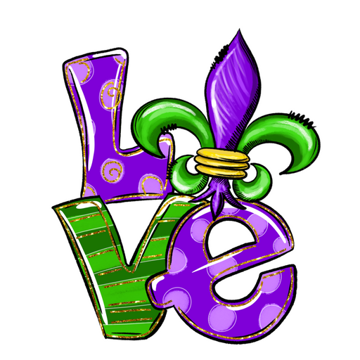 Mardi Gras Door Hanger Fleur De Lis Wood Sign Decoe-W-510 22