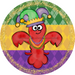Mardi Gras Sign, DCO-13155-VINYL, Sign For Wreath, 10" Vinyl Round