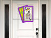 Mardi Gras Sign Louisiana Wood Sign Door Hanger Decoe-W-181 22