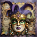 Mardi Gras Vintage Sign Oaw-0012 For Wreath 10X10 Metal