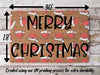Merry Christmas Door Mat | Christmas Doormat | Winter Decoration | Welcome Mat | Holiday Doormat | Winter Decor | Christmas Gift