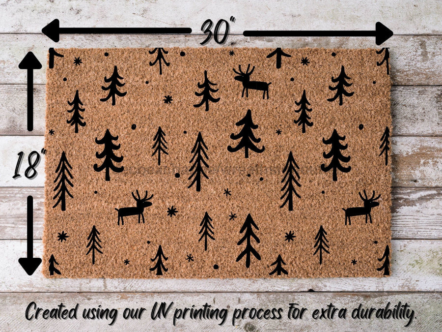 Merry Christmas Door Mat | Christmas Doormat | Winter Decoration | Welcome Mat | Holiday Doormat | Winter Decor | Christmas Gift