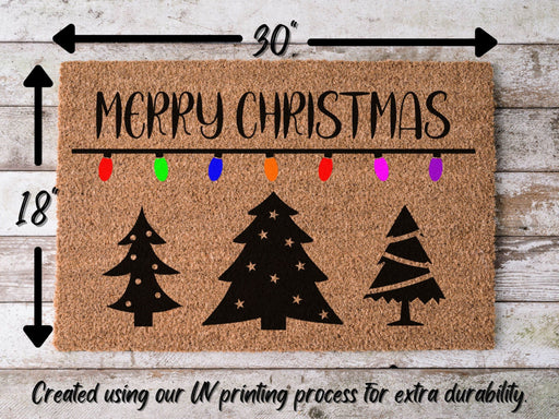 Merry Christmas Door Mat | Christmas Doormat | Winter Decoration | Welcome Mat | Holiday Doormat | Winter Decor | Christmas Gift