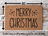 Merry Christmas Door Mat | Hippo Christmas Doormat | Winter Decoration | Welcome Mat | Holiday Doormat | Winter Decor | Christmas Gift