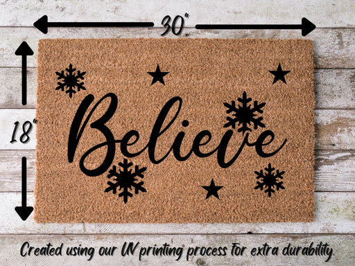 Merry Christmas Door Mat | Hippo Christmas Doormat | Winter Decoration | Welcome Mat | Holiday Doormat | Winter Decor | Christmas Gift