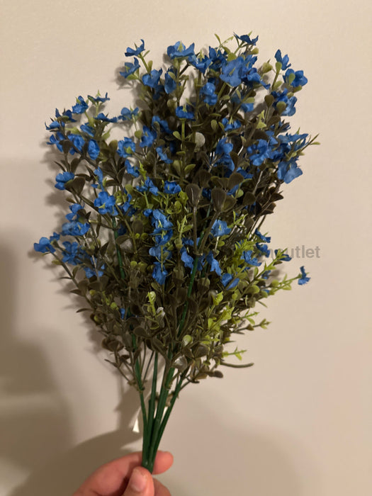 Mini Gypsophila Bush – 12 Stems Blue 76616 Greenery