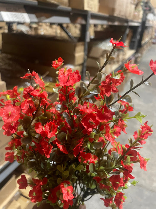 Mini Gypsophila Bush – 12 Stems Red 76626 Greenery