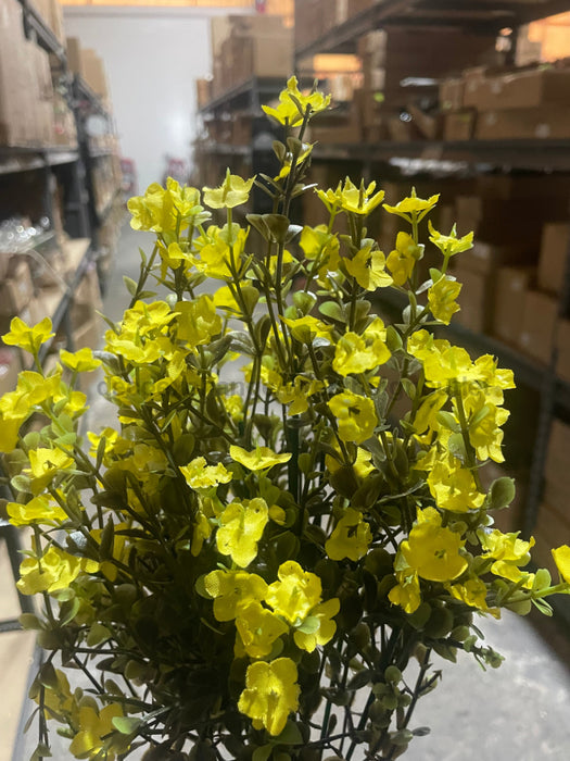 Mini Gypsophila Bush – 12 Stems Yellow 76622 Greenery