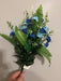 Mini Mum Bush – 12 Stems Blue 36346 Greenery