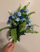 Mini Mum Bush – 12 Stems Blue 36346 Greenery