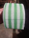 Mint-White Iridescent Herringbone Stripes 2.5’’X10Y 41519-40-06 Ribbon