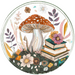 Mushroom Sign Books Decoe-5195 10’ Metal Round