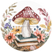 Mushroom Sign Books Decoe-5198 10’ Metal Round