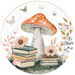 Mushroom Sign Books Decoe-5199 10’ Metal Round