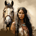Native American Wall Art, MB-00024, Sign For Wreath, 10x10" Metal Sign