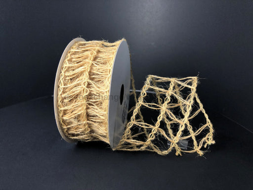 Natrl Open Weave Brlp, 1.5"X10Y QXB330109-15 - DecoExchange®