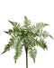 Natural Touch Pl.leather Fern Bush X13 18’’ Mtf22172-Ltgr Greenery