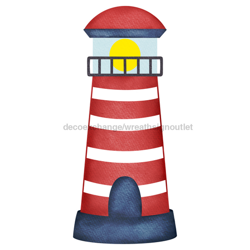 Nautical Sign Light House Door Hanger Wood Sign Decoe-W-0157 22