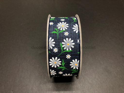 Navy Lin/Wht Daisy 2.5X50Y 841-40-309 Ribbon