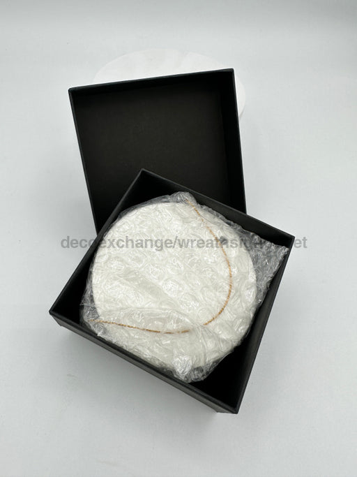 Pack Of 30 3 Inch Ceramic Ornament Blank With Gift Boxes