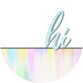 Pastel Door Hanger Dco-01593-Dh 18’ Round Wood