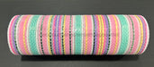 Pastel Spring Striation Mesh 10’’X10Y Xb251510-03 Ribbon