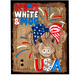Patriotic Bow Backer Highland Cow Wood Sign Bb-W-0105 13’ Wreath