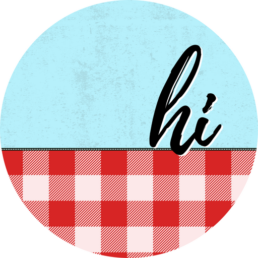 Patriotic Door Hanger Hi Dco - 01506 - Dh 18’ Round Wood