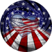 Patriotic Flower Center Decoe-Fc-0023 6 metal
