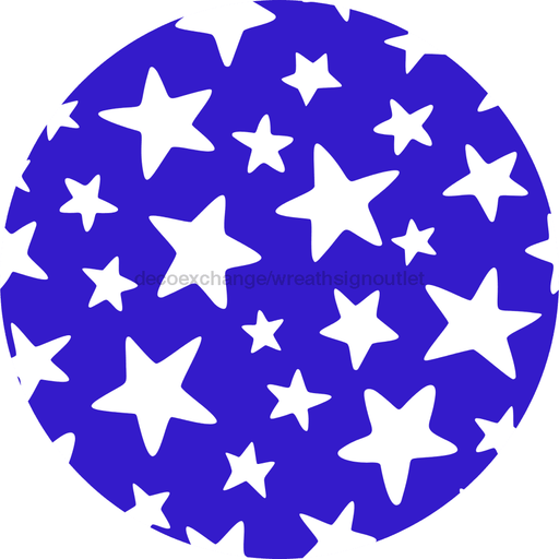 Patriotic Flower Center Decoe-Fc-0024 6 metal