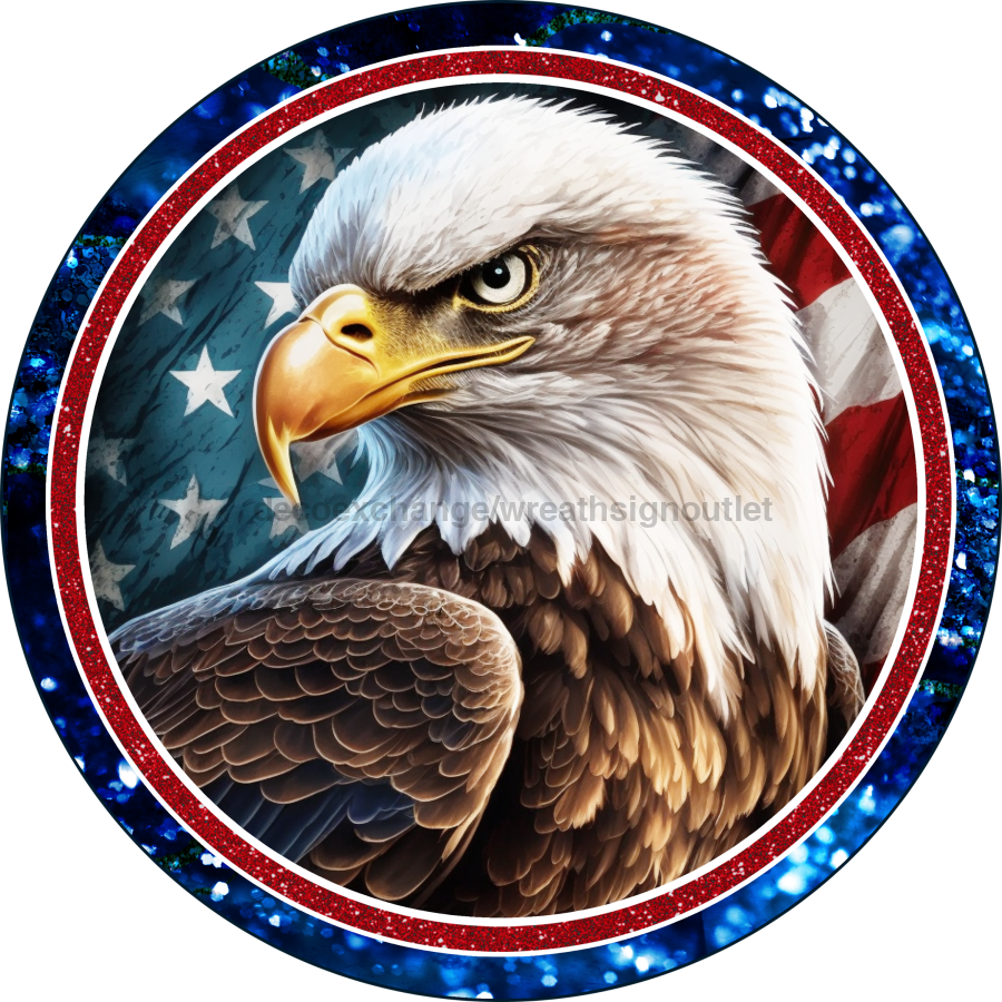 Patriotic Sign, Eagle Sign, DECOE-5209, 10