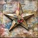 Patriotic Sign, USA Sign, DCO-13563, Sign For Wreath, 10x10" Metal Sign