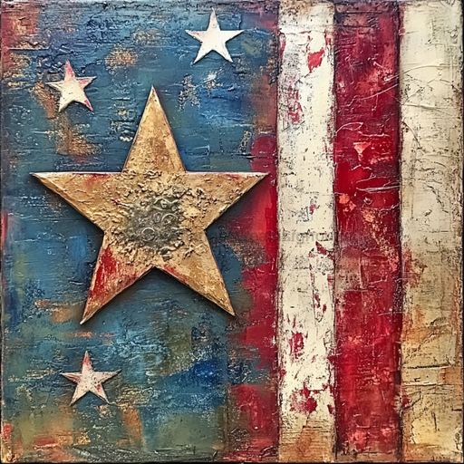 Patriotic Sign, USA Sign, DCO-13571, Sign For Wreath, 10x10" Metal Sign