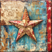 Patriotic Sign, USA Sign, DCO-13572, Sign For Wreath, 10x10" Metal Sign