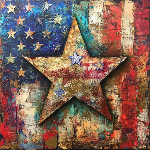 Patriotic Sign, USA Sign, DCO-13574, Sign For Wreath, 10x10" Metal Sign