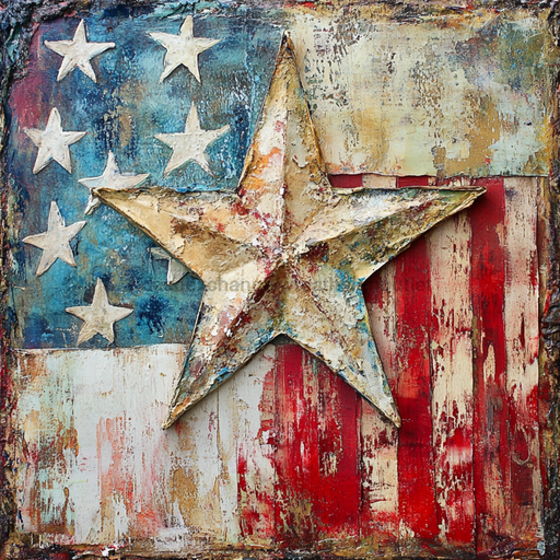 Patriotic Sign, USA Sign, DCO-13579, Sign For Wreath, 10x10" Metal Sign