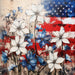 Patriotic Sign, USA Sign, DCO-13588, Sign For Wreath, 10x10" Metal Sign