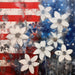 Patriotic Sign, USA Sign, DCO-13594, Sign For Wreath, 10x10" Metal Sign