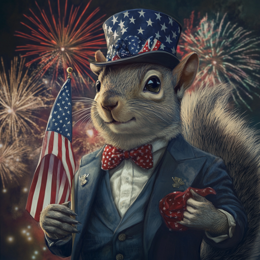 Patriotic Squirrel Sign, Mask Sign, SHR-00002, Sign For Wreath, 10x10in Metal Sign