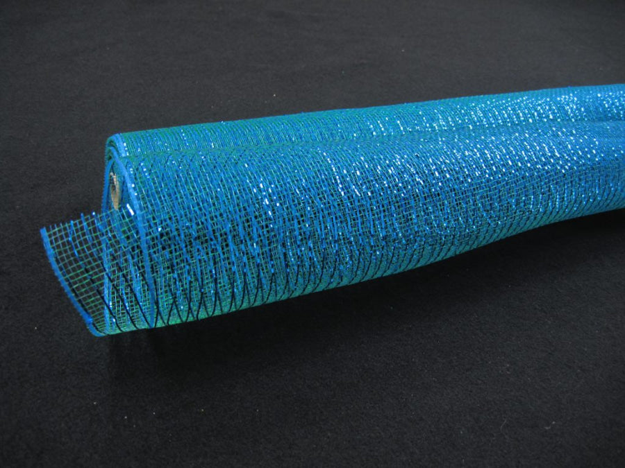 Peacock/Turq Metlc Mesh 10’’X10Y XB90510-33 Mesh