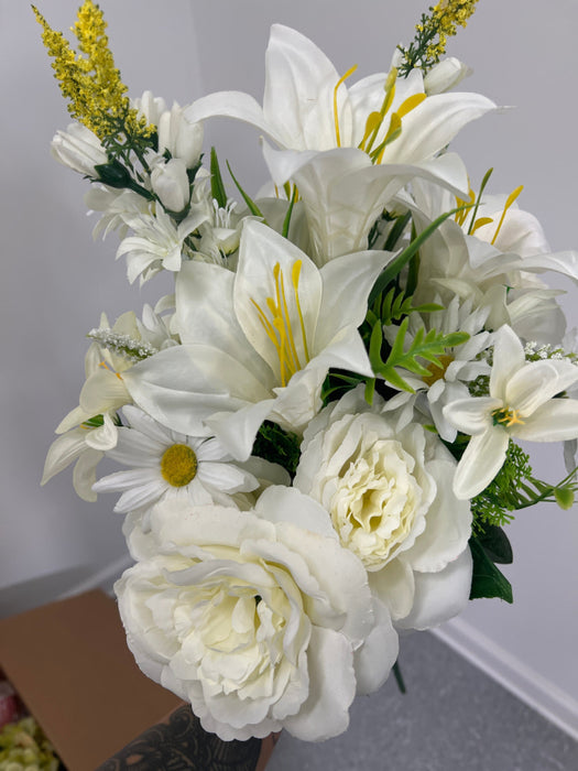 Peony/Lily Mx X16 Crm 81853 Greenery