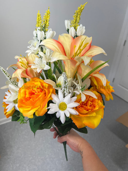 Peony/Lily Mx X16 Org/Mx 81857 Greenery