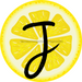 Personalized Lemon Sign Initial Monogram Decoe-4088-Dh-Custom 18 Wood Round J
